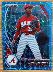 2021 Panini Prizm Draft Picks Blue Velocity Prizm #PDP74 Dylan Smith Detroit