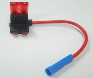 Large Blade Fuse Tap car fusebox connector with long 10A fuse easy install - Picture 1 of 1