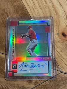 2022 Panini Donruss Optic Signature Series Alejo Lopez SIGS-AL RC Prizm Auto NM+ - Picture 1 of 2