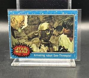 1977 Topps Star Wars #66 Amazing robot See-Threepio! C-3PO Luke Ben Kenobi Jedi - Picture 1 of 2