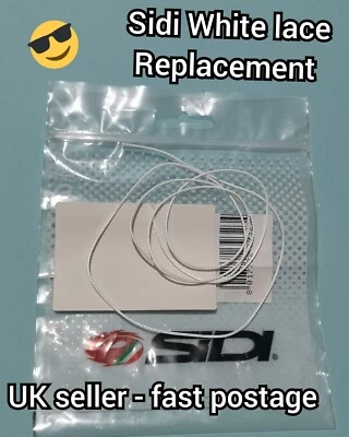 Sidi sidi tecno 3 repair Lace " White " kit replacement shoe cord Shot 2 Wire 2 - Image 1 of 4