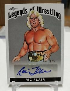 2018 Leaf Legends of Wrestling Ric Flair AutoGraph Card 1/5 SSP WWE WWF WCW HOF