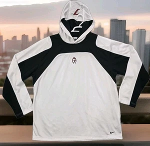 Nike Hoodie Michael Vick 7 Mens XL Extra Large Vintage Black White Pullover Y2K - Picture 1 of 19