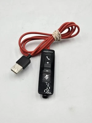 POLY C5200 HEADPHONE CONTROL UNIT ADAPTER FOR PLANTRONICS BLACKWIRE 5200 SERIES - Image 1 of 4