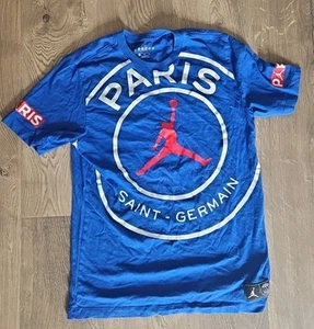 Jordan x PSG Shirt Mens M Paris Saint Germain Soccer Nike Jumpman - Picture 1 of 6