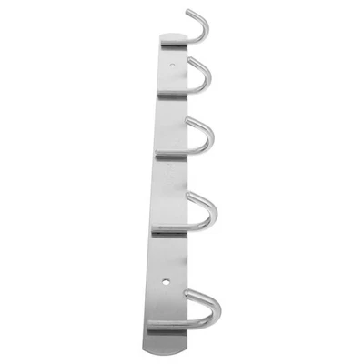 Stainless Steel Coat Hook Practical Row Hook Convenient Wall Row Hook Bathroom - Image 1 of 4