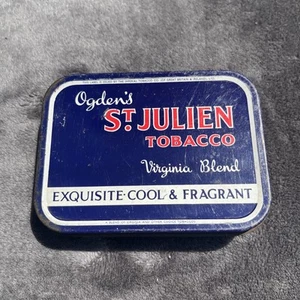 Retro Ogdens St. Julien Tobacco Virginia Blend Tobacco Tin - Picture 1 of 3