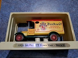 Matchbox Models of Yesteryear YGB02: 1926 Model TT Ford Van "Beck's Beer" As New - Picture 1 of 4