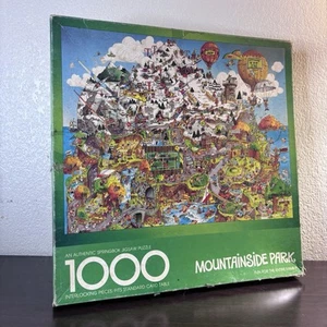 Vintage 1979 Springbok Mountainside Park Jigsaw Puzzle 1000 Pc Bob Martin 24x30 - Picture 1 of 9