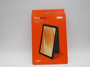 Amazon Fire HD 10 Tablet Case Protective Cover Folio Stand Black NEW SEALED - Picture 1 of 3