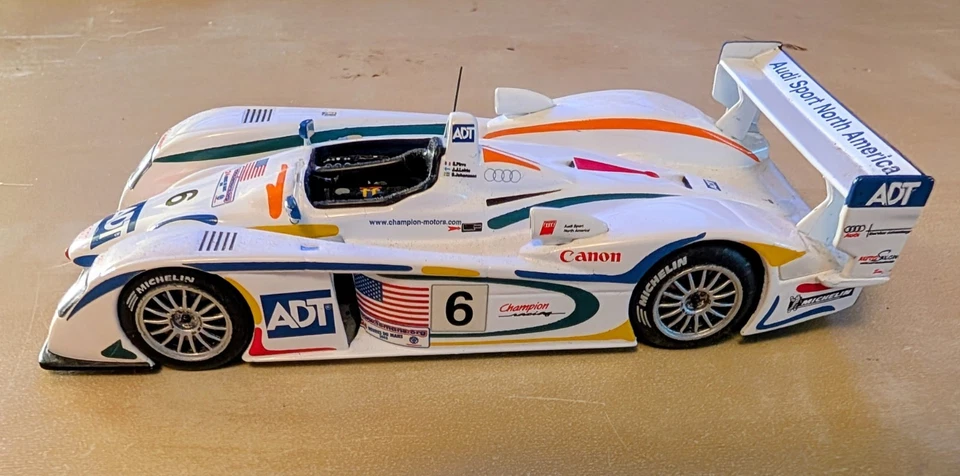 1:43 LeMans 2003 Audi R8 and 1:43 2003 Riley & Scott MK III.  - Image 1 of 4
