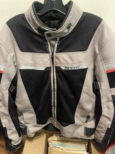 REV'IT Engineered Skin Jacket Motorcycle Biker SeeFlex G Hydratex Liner Size L - Picture 1 of 9