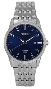 Citizen Stainless Steel Bracelet Midnight Blue Dial BI5000-87L Men's Watch - Picture 1 of 4