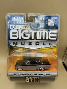 2005  Jada DUB CITY BIGTIME Muscle '67 Chevy Nova SS Silver & Black    B1 - Picture 1 of 1