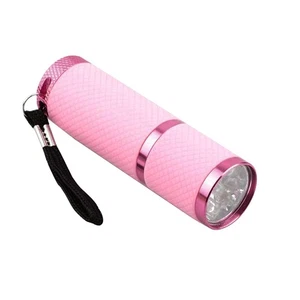 2X(Outdoor Rubber Coated 9-LED Flashlight Torch I7S1)1252 - Imagen 1 de 10