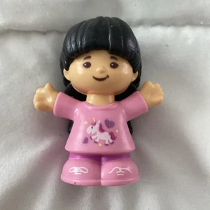 Fisher Price Little People Sonya con trecce da set scuolabus giallo grande - Foto 1 di 2