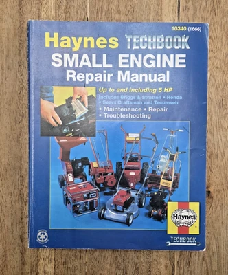 Haynes Techbook Small Engine Repair Maintenance Manual- Up To 5 HP- #10340 Foto 1 de 2