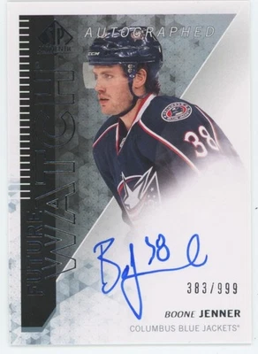 2013-14 SP AUTHENTIC Boone Jenner FUTURE WATCH RC ROOKIE AUTO /999 - Image 1 of 2
