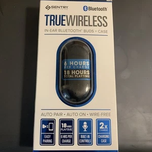 BT975 sentry true wireless bluetooth Buds Black - Picture 1 of 6