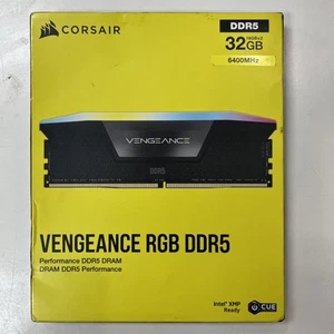 CORSAIR Vengeance RGB 32GB DDR5-6400MHz RAM Memory - Picture 1 of 2