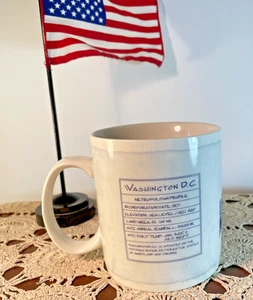 Washington DC Starbucks 2006 Coffee Architect Series Mug Collectors 18 FL OZ - Picture 1 of 7