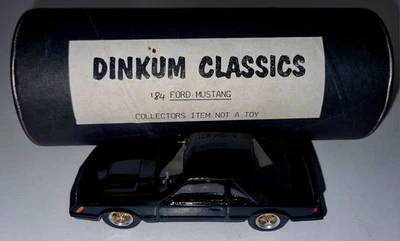 Ford Mustang GT 1984 Fox Body 1:43 scale model by Dinkum Classics in Black - Image 1 of 4