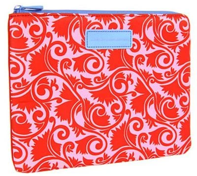 MARC BY MARC JACOBS TOOTSIE FLOWER NEOPRENE TABLET SLEEVE ZIP CASE CHERRY NWT$58 - Image 1 of 4