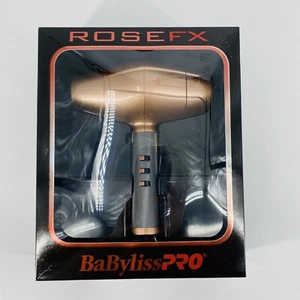 BaByliss PRO FXBDRG1 RoseFX Turbo Asciugatrice ad alte prestazioni con 3 attacchi NUOVO - Foto 1 di 4