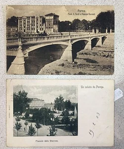 PARMA CITTA'-LOTTO 2 CARTOLINE-C22-150 - Picture 1 of 1