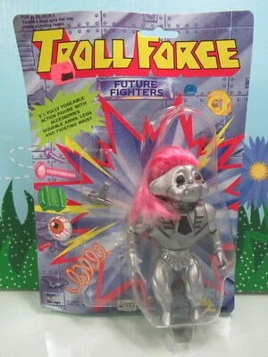 TROLL FORCE FUTURE FIGHTER METAL MAN - Muñeca Troll Toys N' Things de 5 1/2" - NUEVA Foto 1 de 4