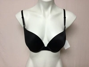 NWT Women's Maidenform Inspirations Push Up Bra Size 38C Black #822L - Picture 1 of 2