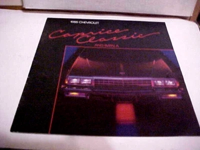 Chevrolet Caprice 1985 clásico/impala concesionarios folleto de ventas impreso 7/84 # 4472 Foto 1 de 4