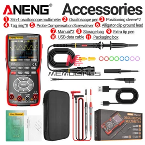 ANENG AOS03 3-in-1 Handheld Multimeter HD Digital Oscilloscope Signal Generator
