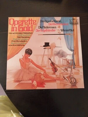 Operette In Gold- Der Zigeunerbaron,der Bettelstudent U.a.,LP - Bild 1 von 2