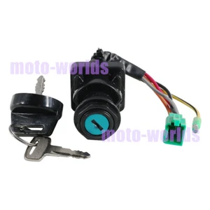 IGNITION SWITCH KEYS for Suzuki LT-F250 QuadRunner 2WD 4WD 1999-2001 37110-19B01 - Picture 1 of 10