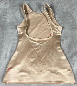 Spanx Ruby Ribbon Tank Top Shapewear Women's Sz Small Nude/Tan Open Bust - Picture 1 of 11