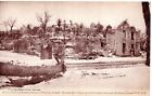 Antique Post Card WWI France Chateau-Thierry Ruins in the Village after Germans