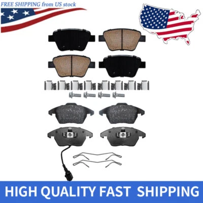 Kit de pastillas de freno delanteras traseras de cerámica para Audi A3 Quattro Volkswagen Golf Jetta# Foto 1 de 3