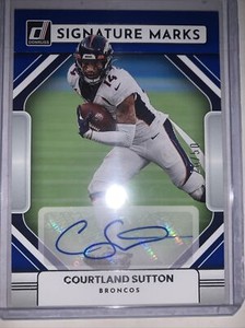 2022 Donruss Football - Courtland Sutton - Signature Marks /50 #SM-CS