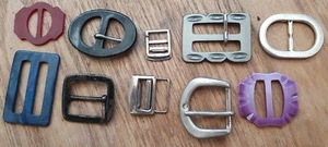 10x Genuine Vintage Metal & Plastic/Bakelite Buckles. (Set 18) - Picture 1 of 2