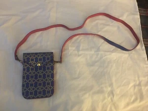 Top It Off - Crossbody Purse Blue with Gold Braided Ropes New no tags - Picture 1 of 5
