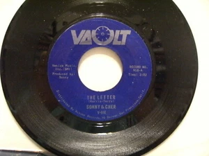 rare SONNY & CHER The Letter/SPRING FEVER Vault 45 Unplayed/NM-? - Imagen 1 de 2
