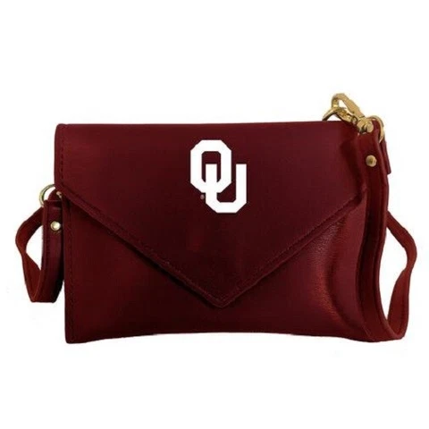Oklahoma Sooners NCAA Kara Crossbody Purse Stadium Approved Cover