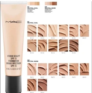NIB - MAC STUDIO SCULPT SPF 15 FOUNDATION CHOOSE SHADE - Picture 1 of 3