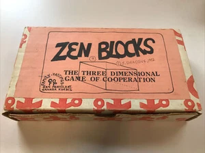 Zen Blocks :1972 Jim Deacove game: Co-Operative Cube Game In box, early version - Picture 1 of 5