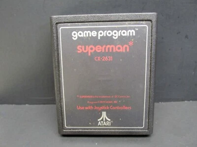 Superman CX2631, Atari 2600,  Atari  1979, Cartridge Only, Tested - Image 1 of 4