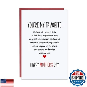 Ithmahco Mothers Day Card for Wife, Mothers Day Card from Husband, Funny Moth - Picture 1 of 5