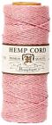 Hemptique Hemp Metallic Cord Spool 20lb 205'-Metallic Pink Gold HS20M-PNKG