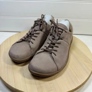 Birkenstock Albany Lace Up Shoe Adult Size 42 Ladies Size 11 Blush Nude Suede - Picture 1 of 11
