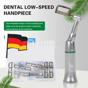 Dental Winkelstück 4:1 Contra Angle Handpiece Elbow Endodontie Prophylaxe Grün - Bild 1 von 24